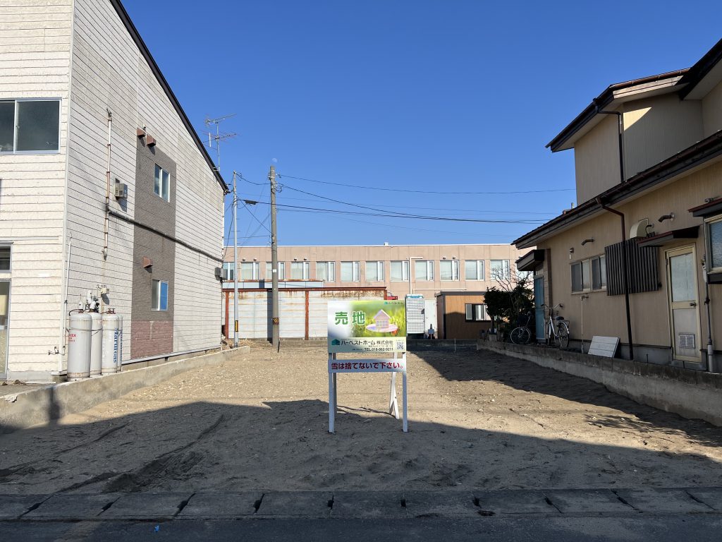サムネイル:注文住宅用地「秋田市八橋鯲沼B」