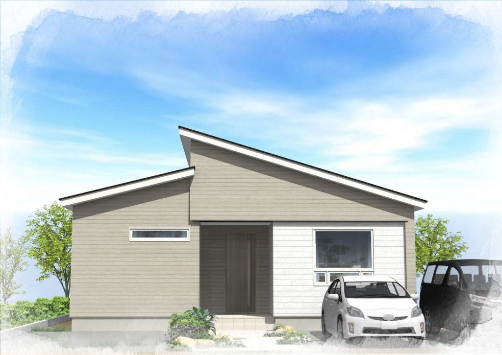 サムネイル:「秋田市飯島美砂町」建売住宅建築中