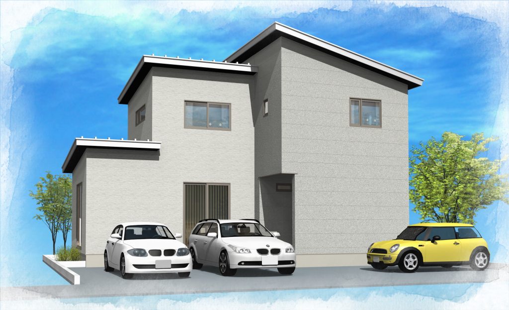 サムネイル:「秋田市土崎港南№３」建売住宅建築中