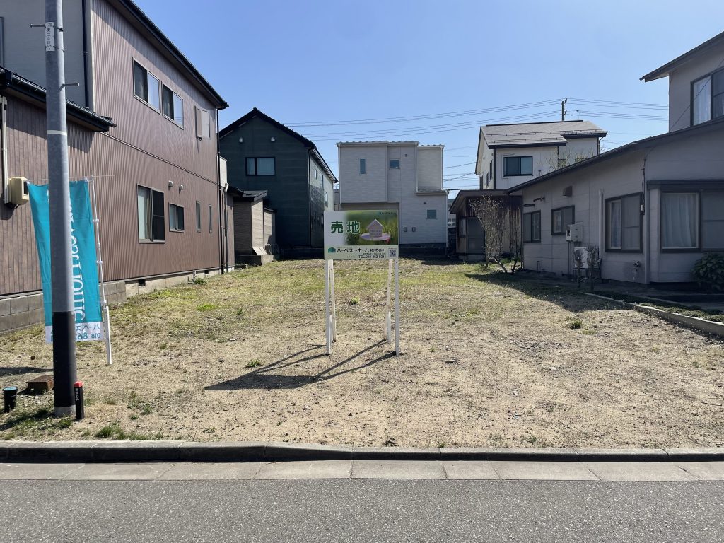 サムネイル:土地「秋田市土崎港東2丁目」建築条件なし