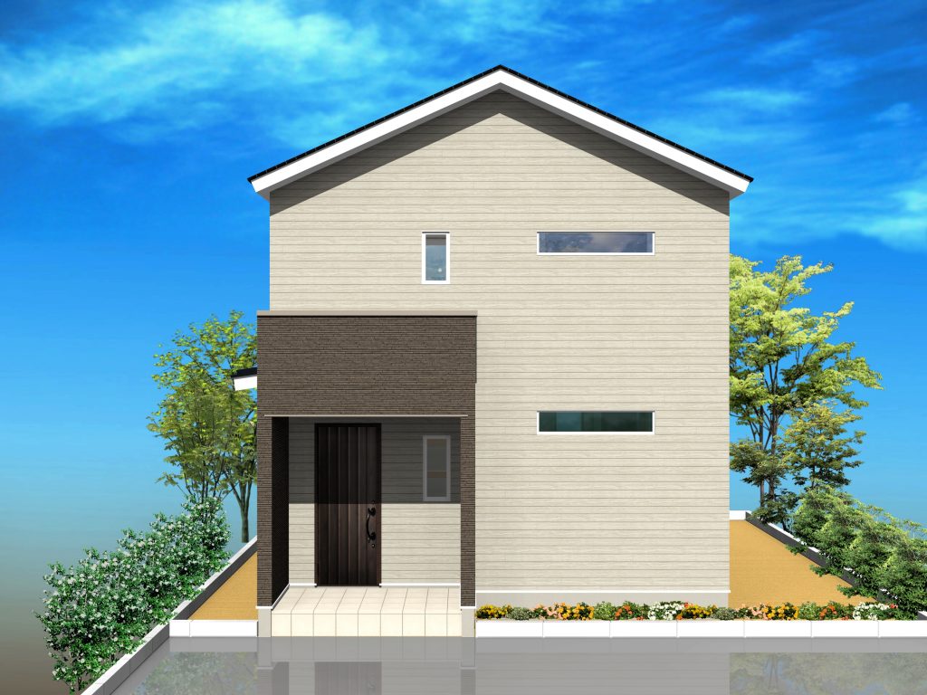 サムネイル:「秋田市広面近藤堰添」建売住宅建築中